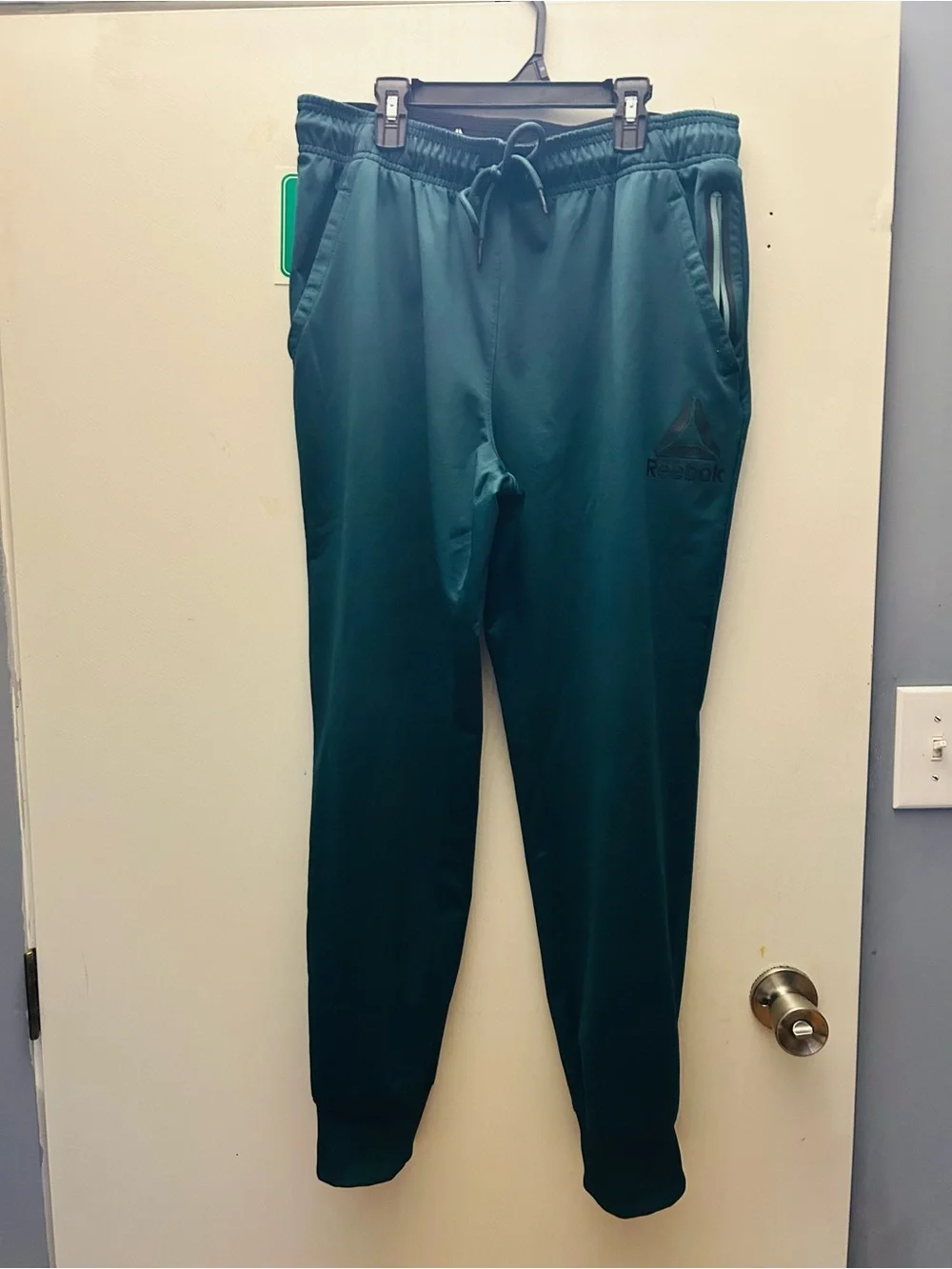 Reebok Men's Teal Green Jogger Pants